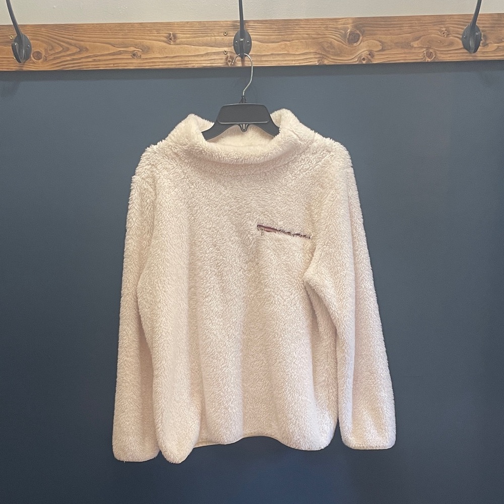 Cozy Cream Fleece Pullover